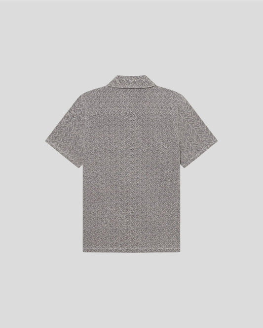 Les Deux || Lukas Check Dobby SS Shirt - Light Ivory Les Deux