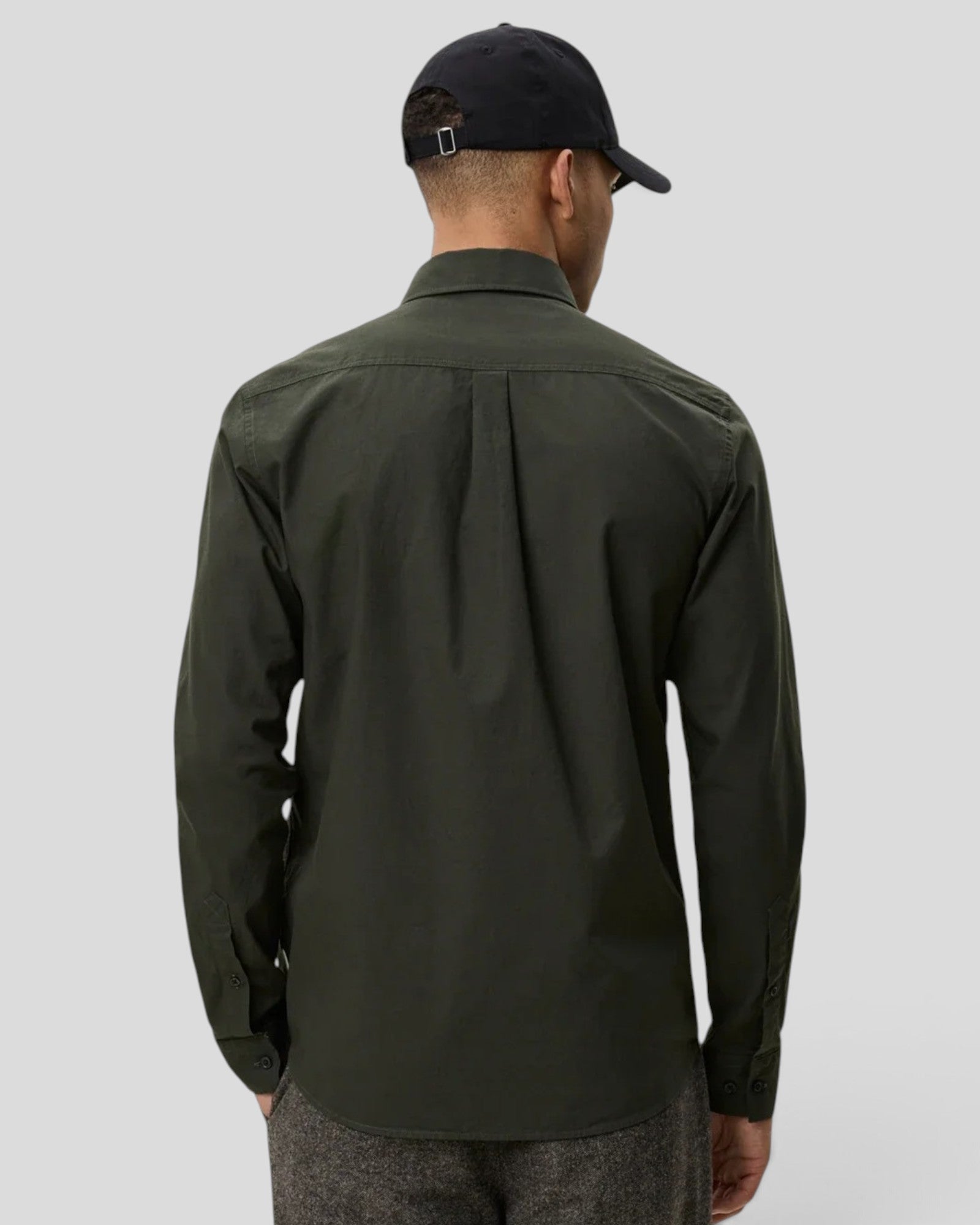 Les Deux || Light Oxford Shirt - Rosin Green Les Deux