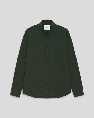 Les Deux || Light Oxford Shirt - Rosin Green Les Deux