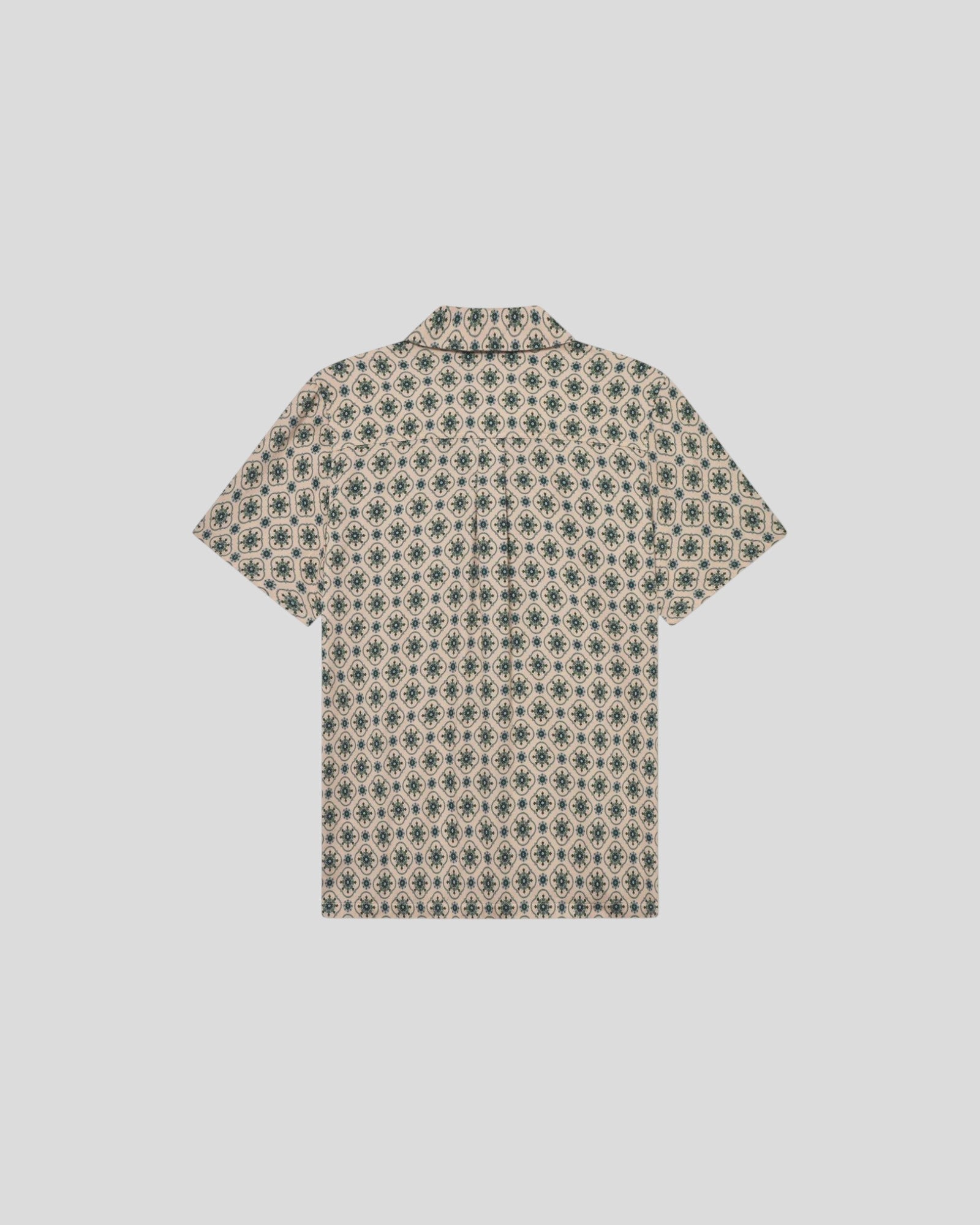 Les Deux || Lukas AOP Tapestry SS Shirt - Ivory Les Deux