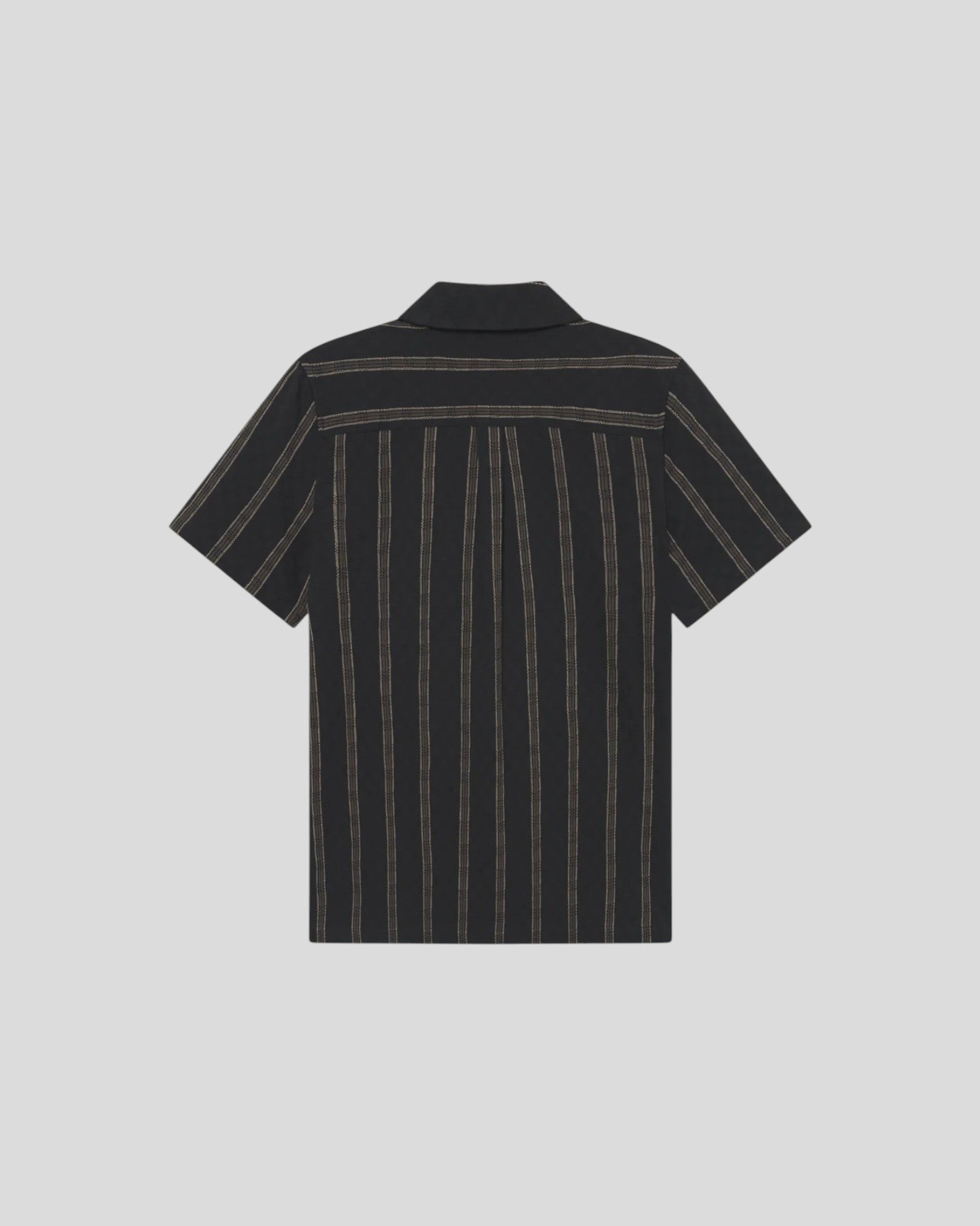 Les Deux || Lukas Check Dobby SS Shirt - Black Les Deux