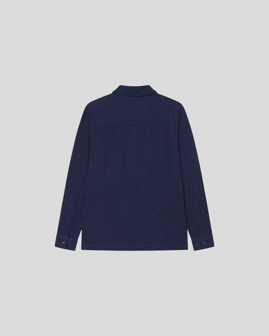 Les Deux || Milian Indigo Overshirt - Dark Navy Les Deux