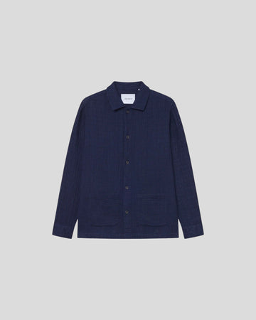 Les Deux || Milian Indigo Overshirt - Dark Navy Les Deux
