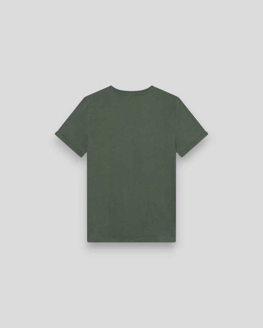 Les Deux || Norregaard Contrast T-shirt - Duffel Bag Green Les Deux