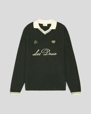 Les  Deux || Waffle LS Football Jersey - Rosin Green