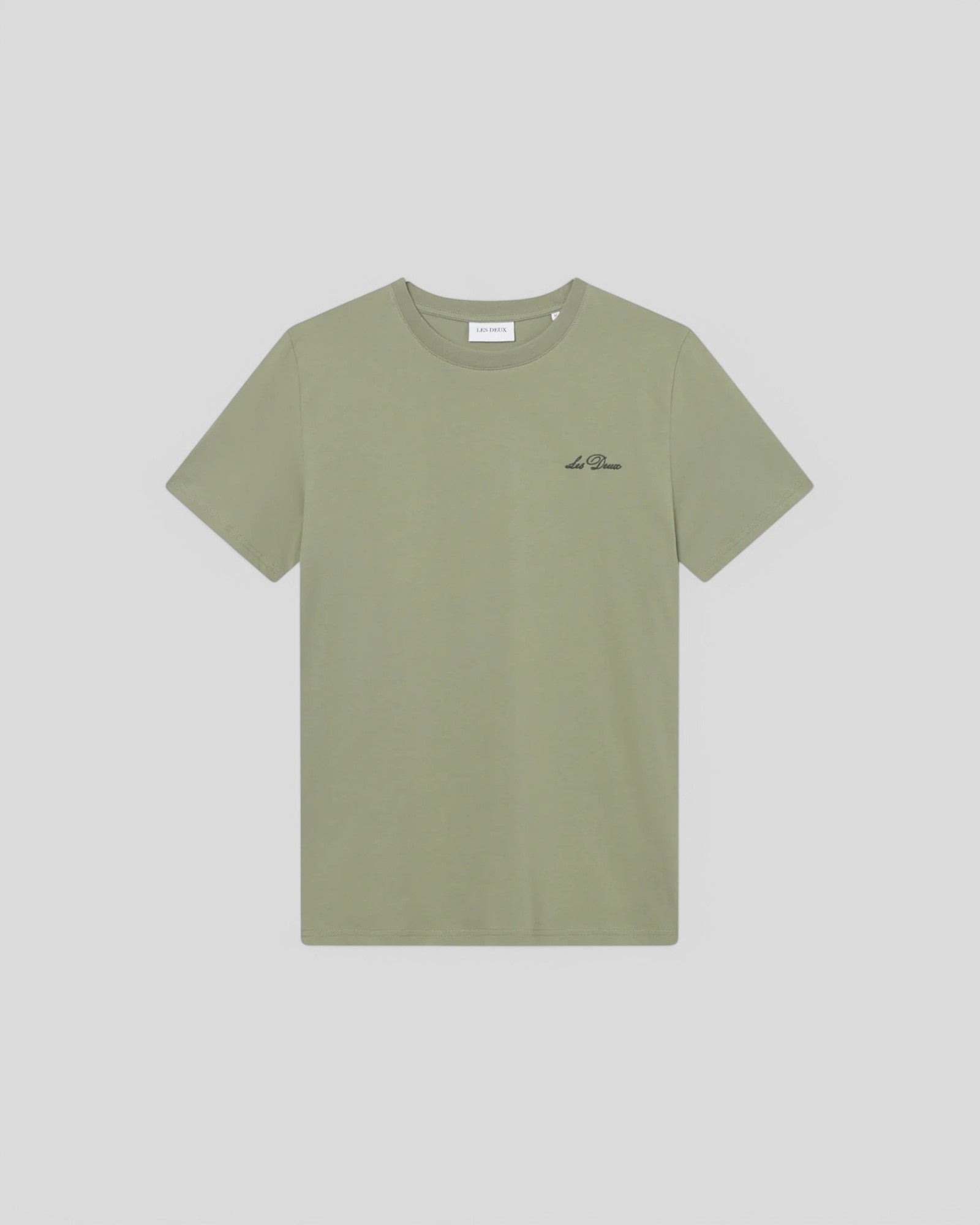 Les Deux || Wild Flower T-Shirt - Oil Green Les Deux