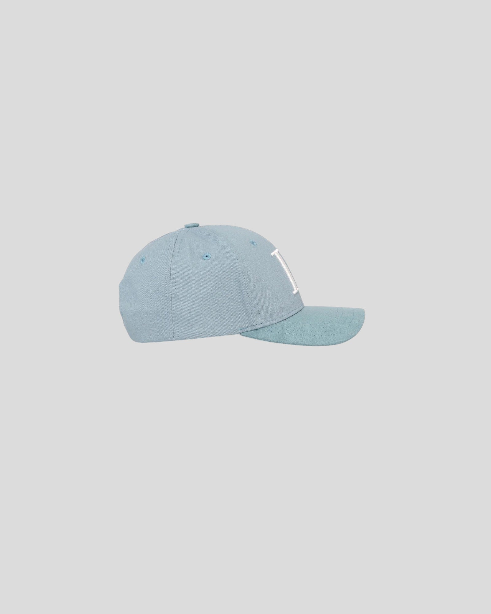 Les Deux || Denim Baseball Cap Suede - Faded Denim Blue Les Deux