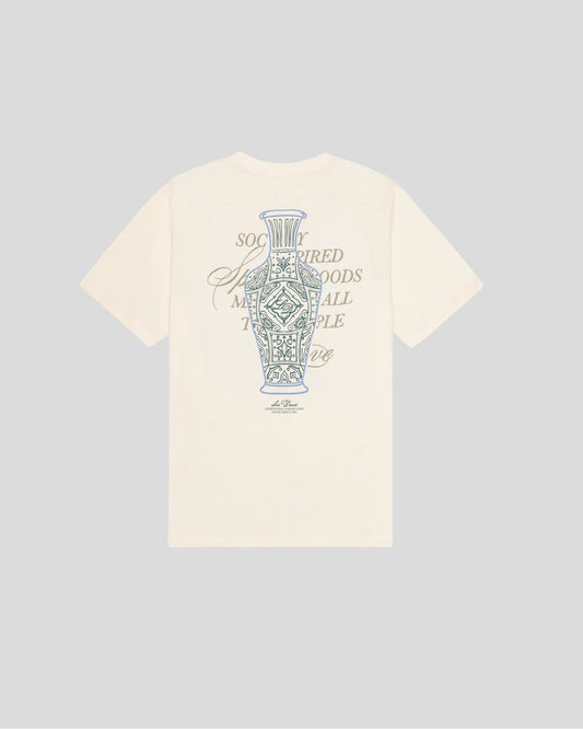 Les Deux || Ben Faience T- Shirt - Eggnog White Les Deux