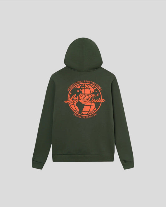 Les Deux || Ben Globe Hoodie - Duffel Bag Les Deux
