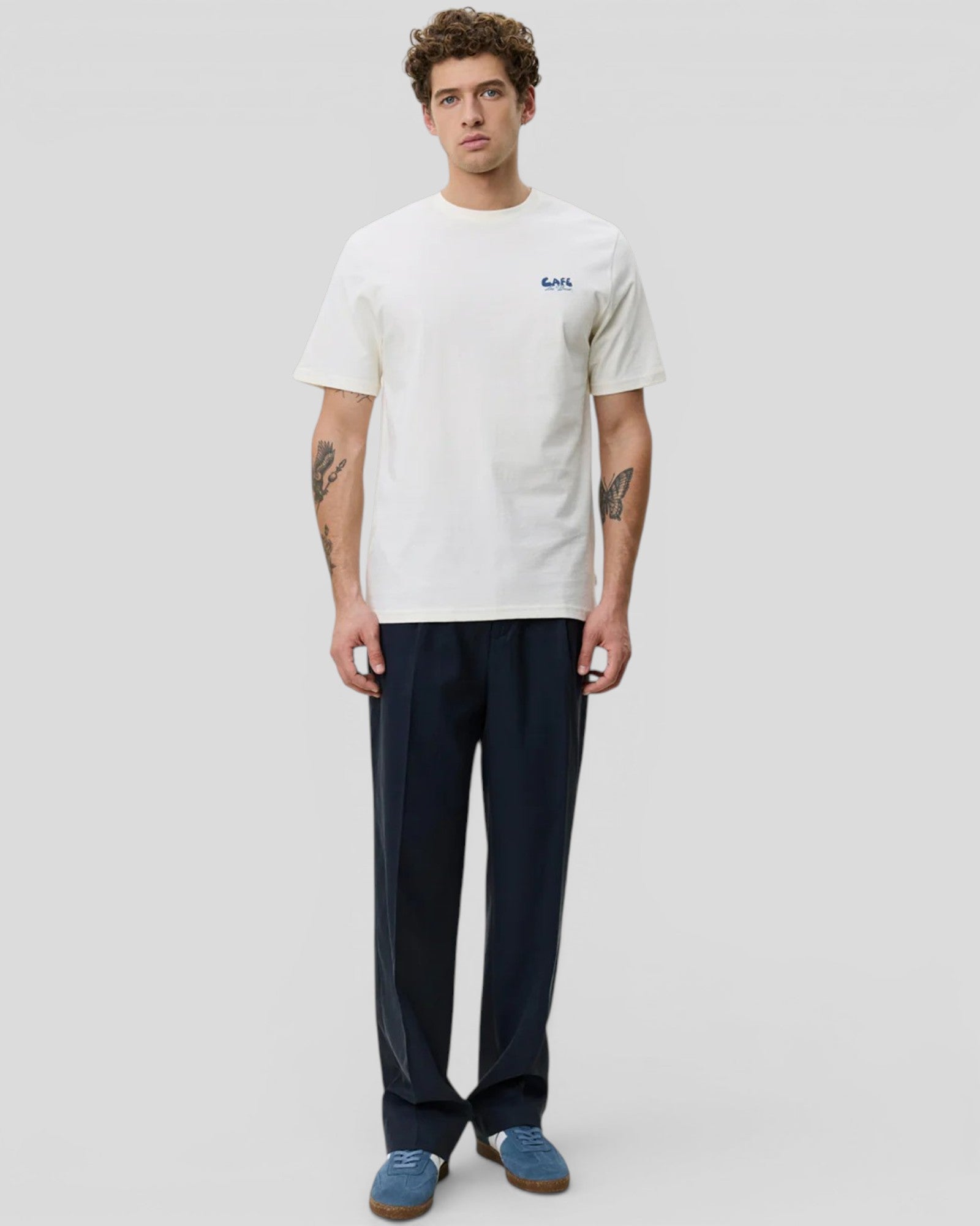 Les Deux || Café T-Shirt - Light Ivory Les Deux