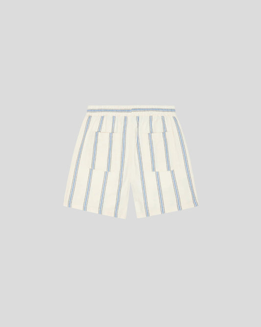Les Deux || Lawson Stripe Shorts - Eggnog White Les Deux