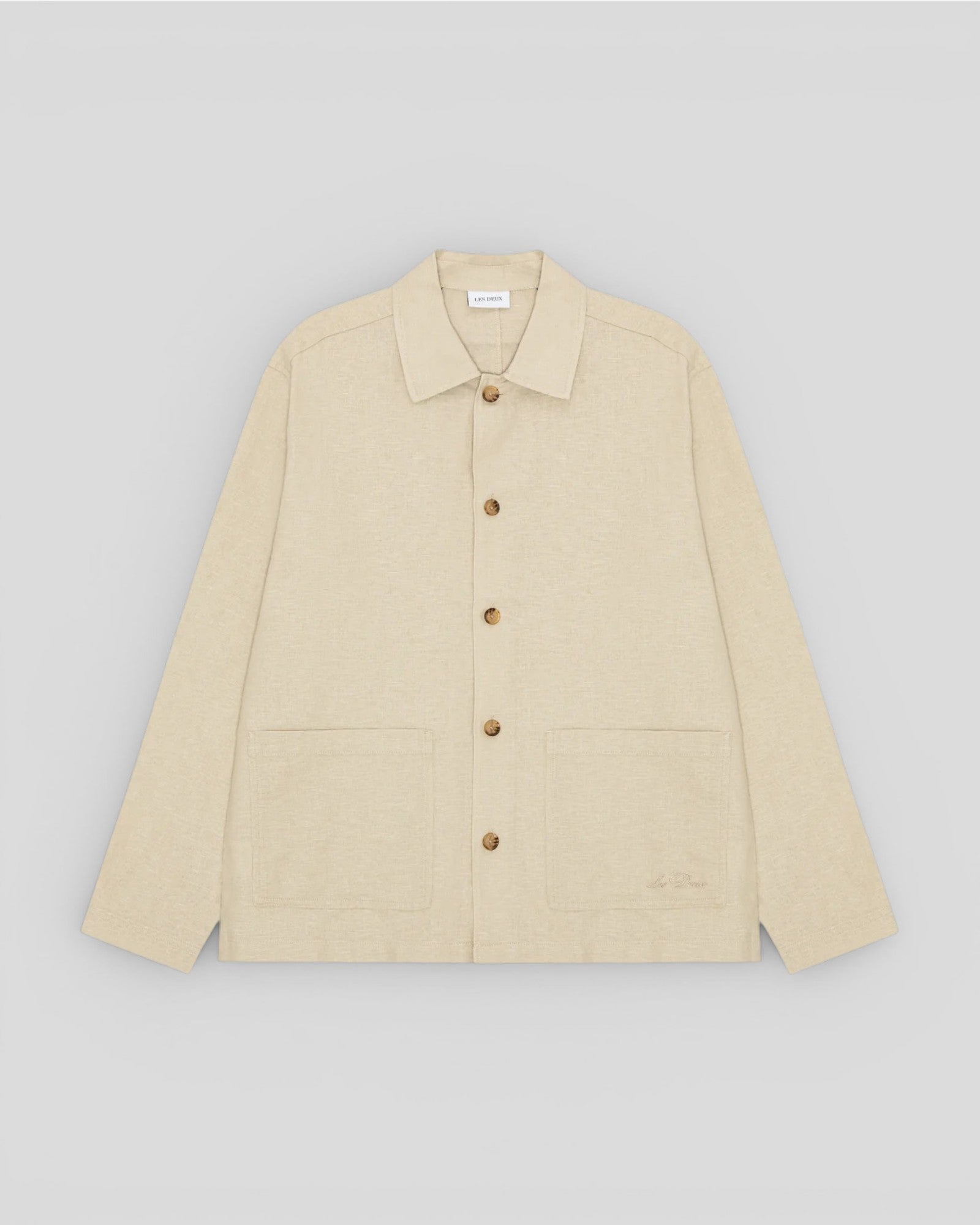 Les Deux || Linen Overshirt - Light Sand Les Deux