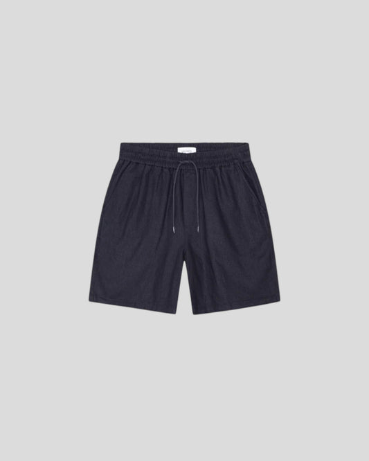 Les Deux || Otto Linen Shorts - Dark Navy Les Deux