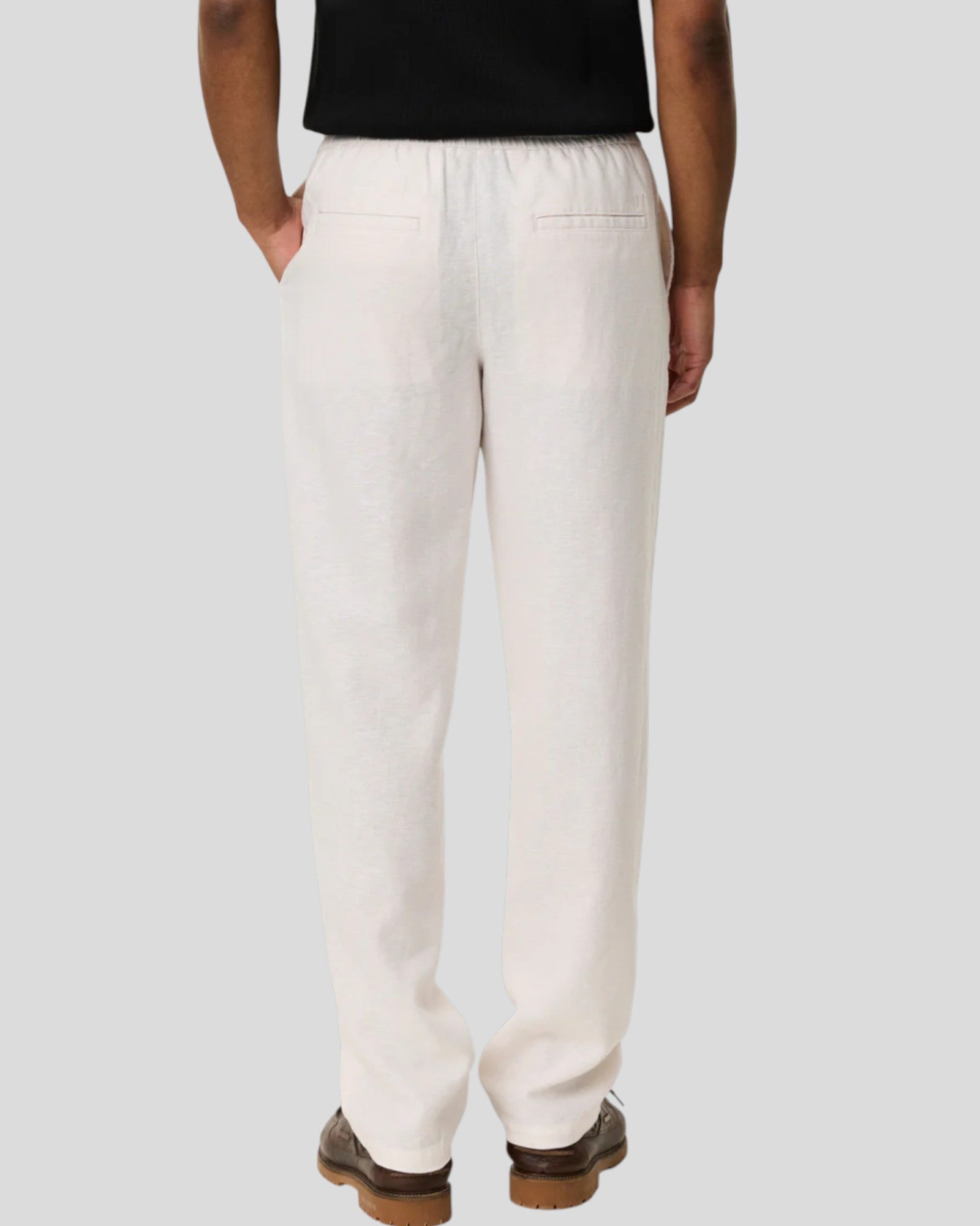 Les Deux || Patrick Linen Pants - Eggnog White Les Deux