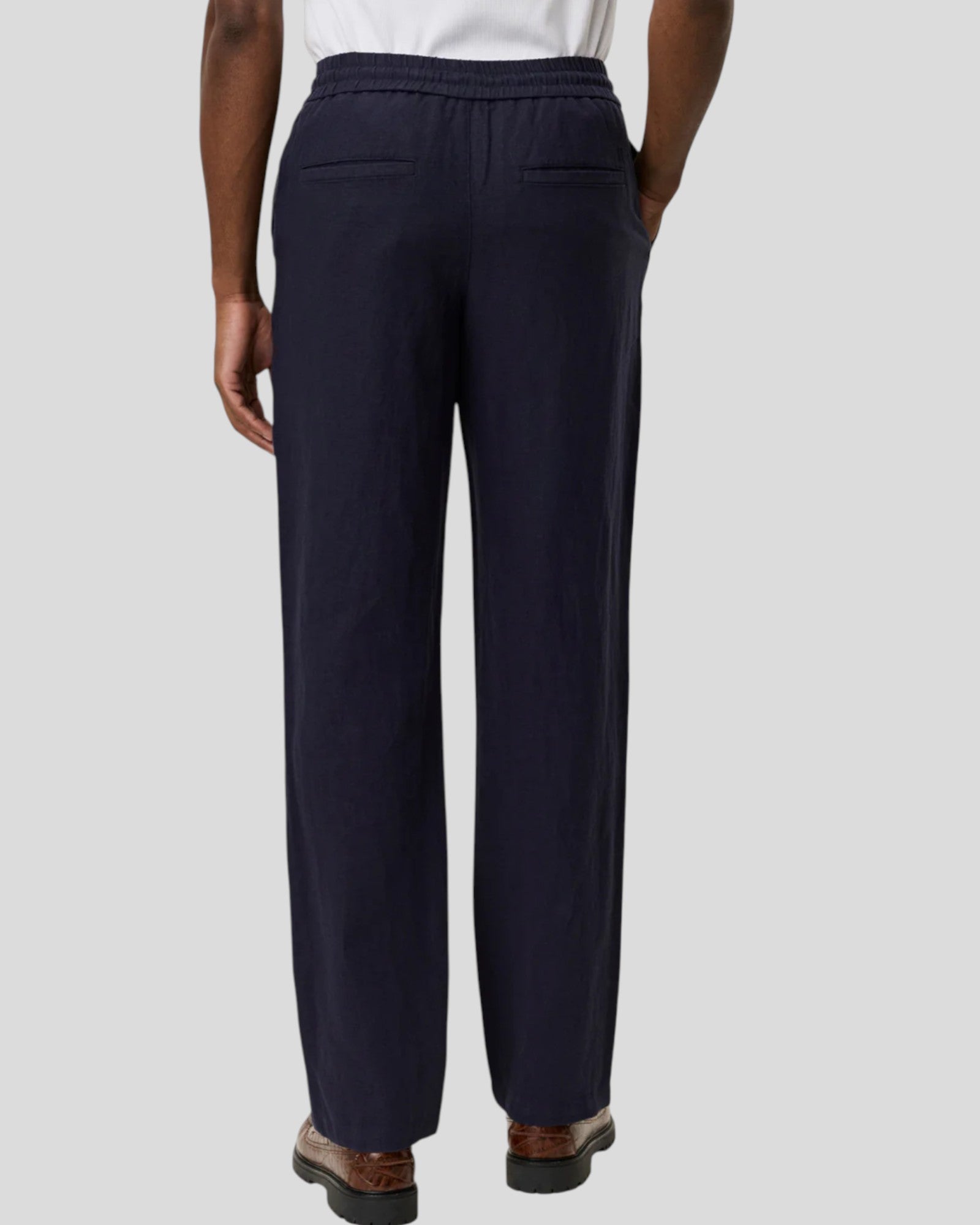 Les Deux || Patrick Linen Pants - Dark Navy Les Deux