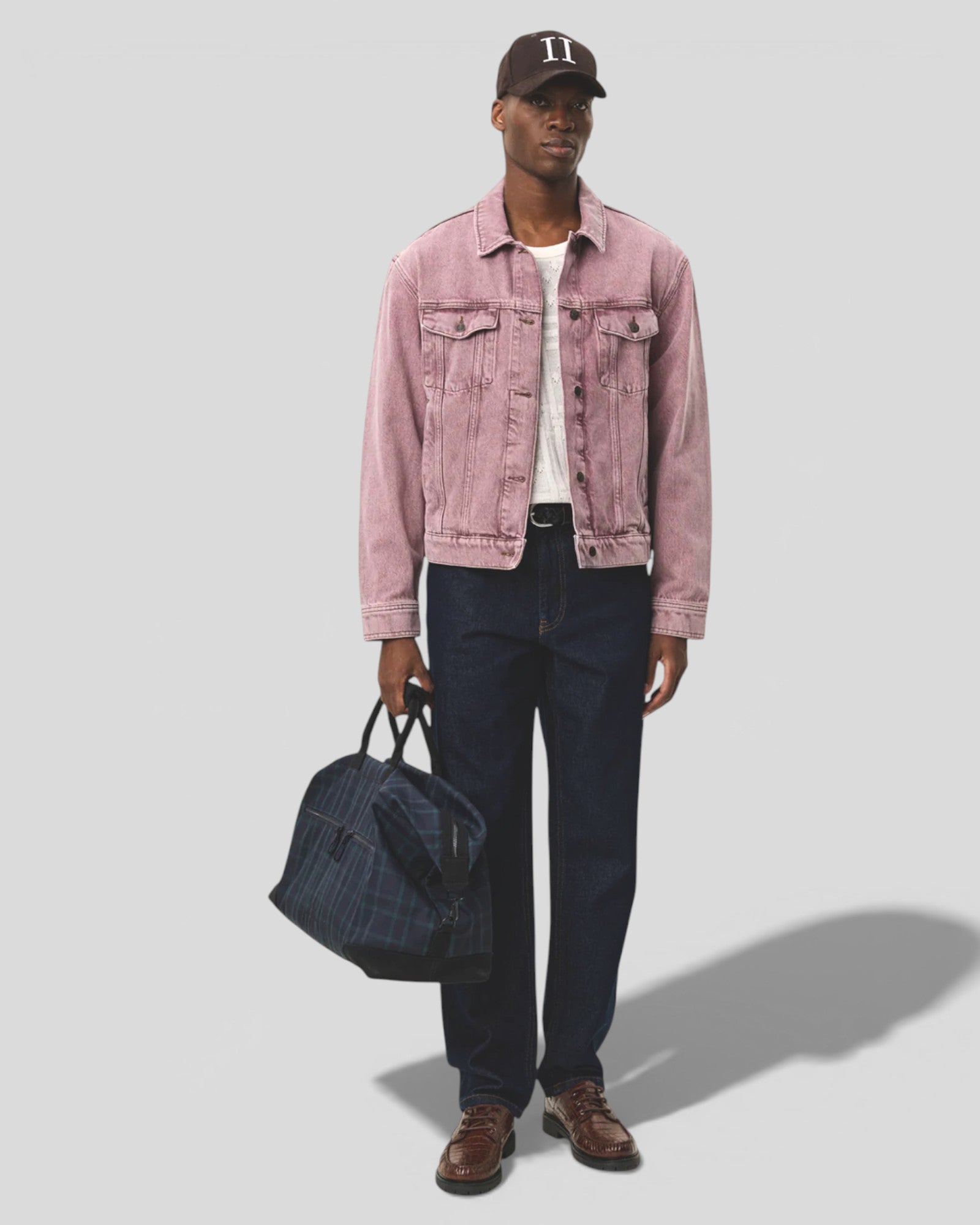 Les Deux || Rally Light Pink Denim Jacket - Light Pink Denim Wash Les Deux