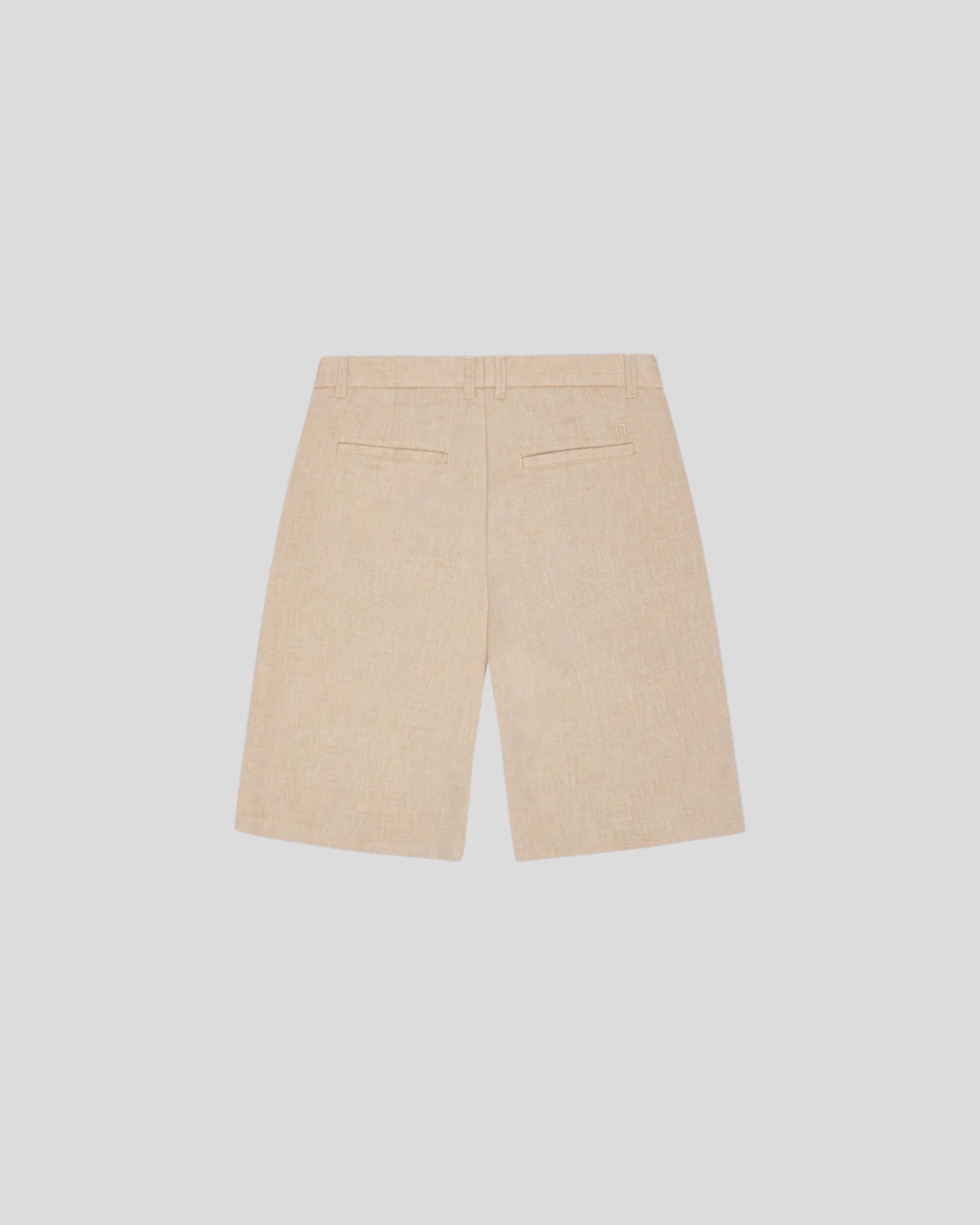 Les Deux || Reece Pleated Slub Short - Light Sand Les Deux