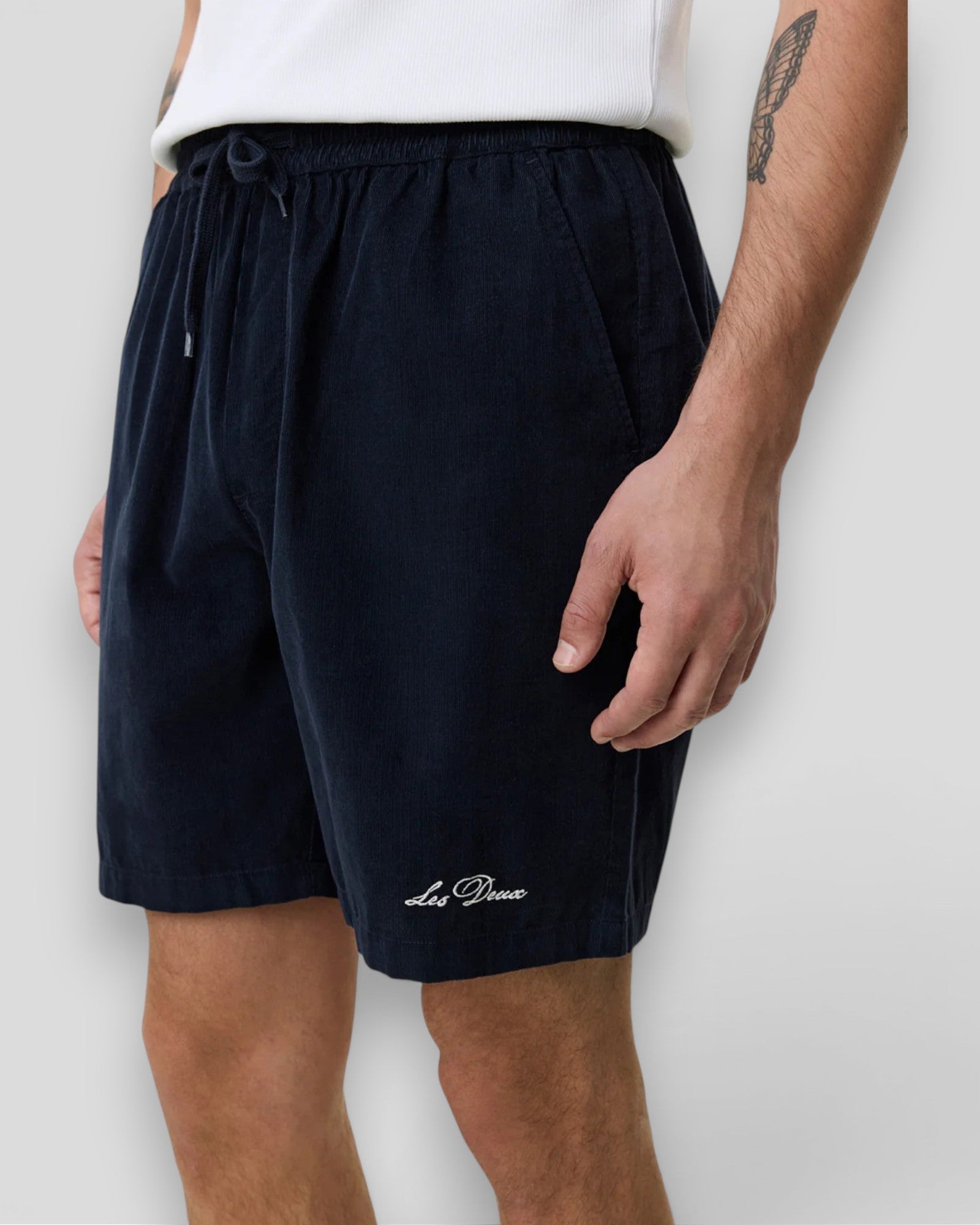 Les Deux || Signature Mini Cord Short - Dark Blue Night Les Deux