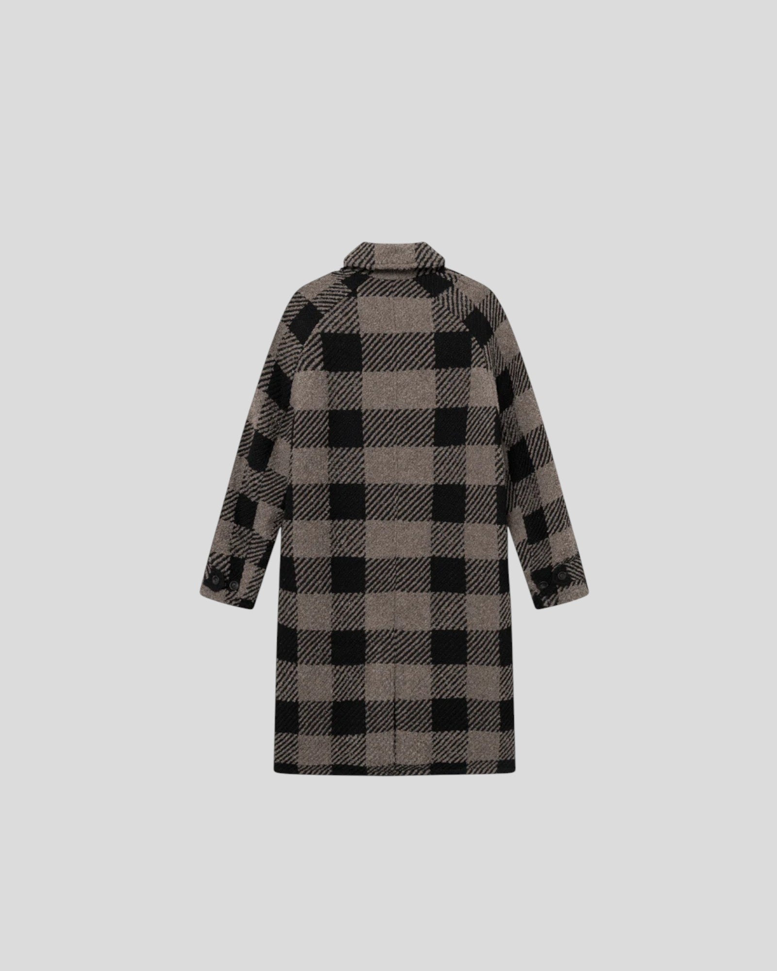 Les Deux || Michael 3.0 Wool Coat - Desert Taupe/ Black Les Deux