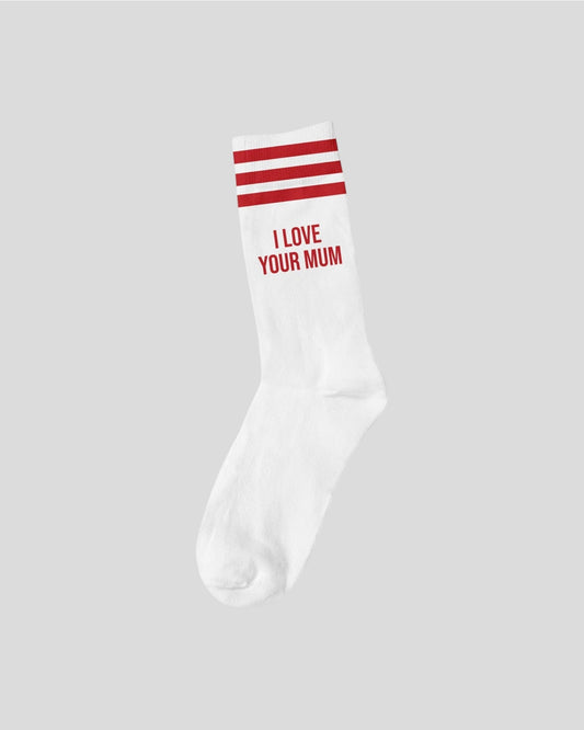 Mother Socker || I love Your Mum - Red Mother Socker