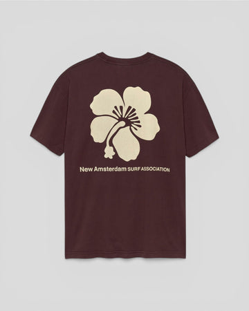 New Amsterdam || Hibiscus T-Shirt - Walnut New Amsterdam