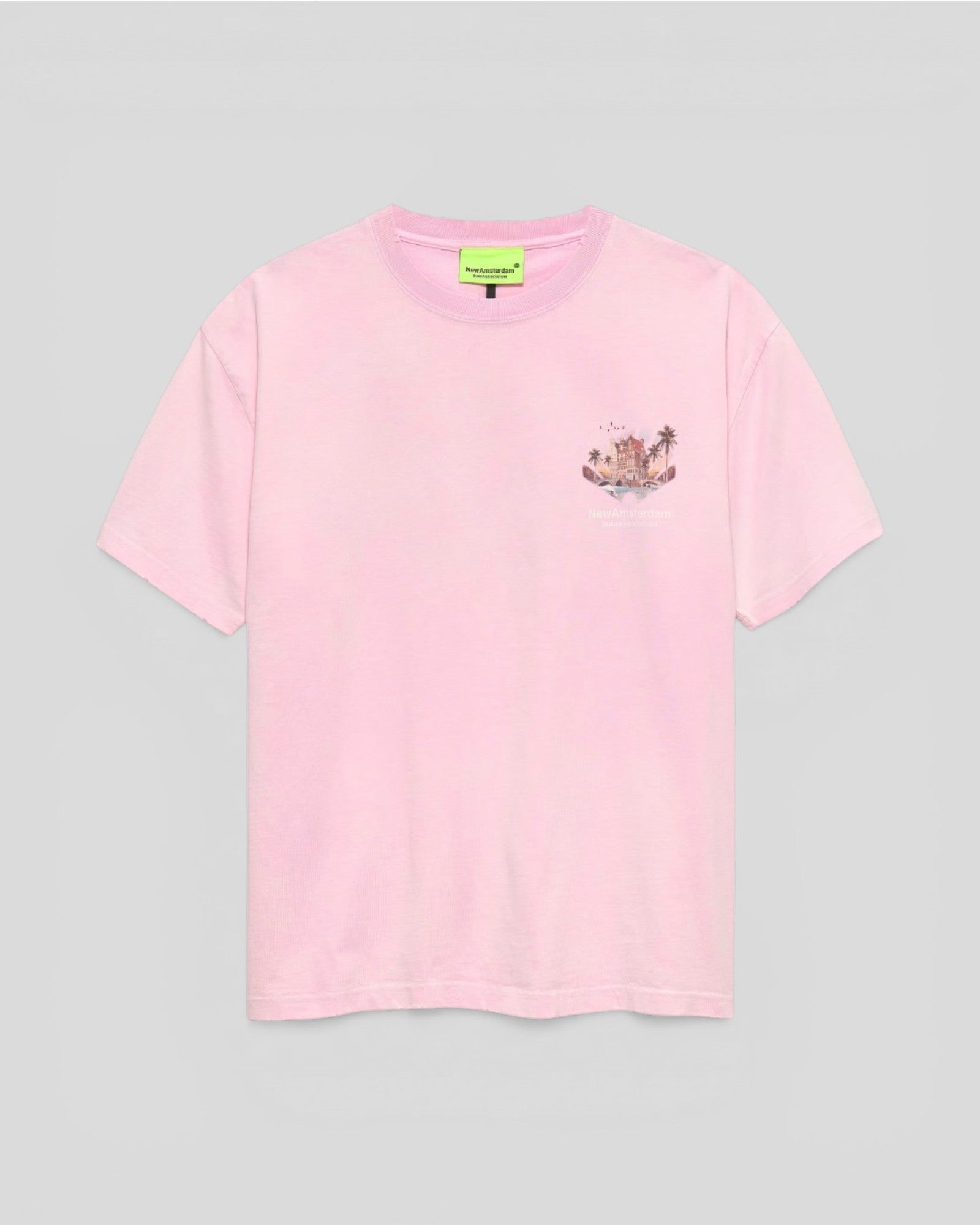 New Amsterdam || Tropical T-Shirt - Pink New Amsterdam