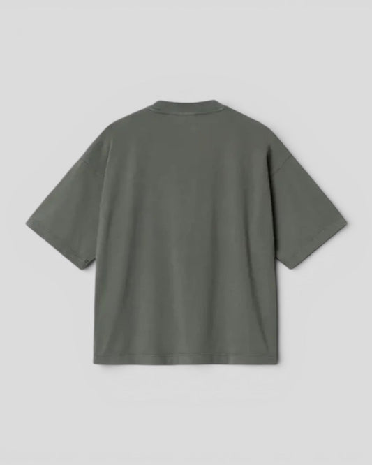 Carhartt || W' S/S Nelson - T-shirt - Smoke Green Carhartt