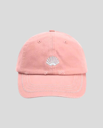 New Amsterdam || Distressed Logo Cap - Cameo Brown New Amsterdam Surf Association
