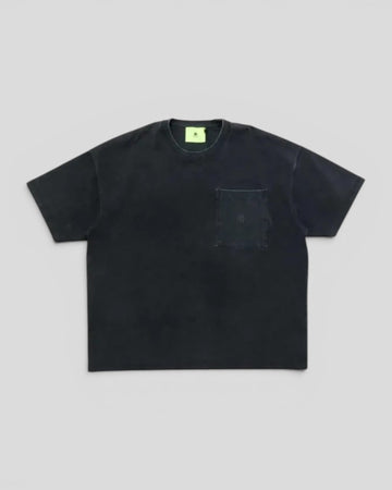 New Amsterdam || Wax Tee Washed  - Black - W' New Amsterdam Surf Association