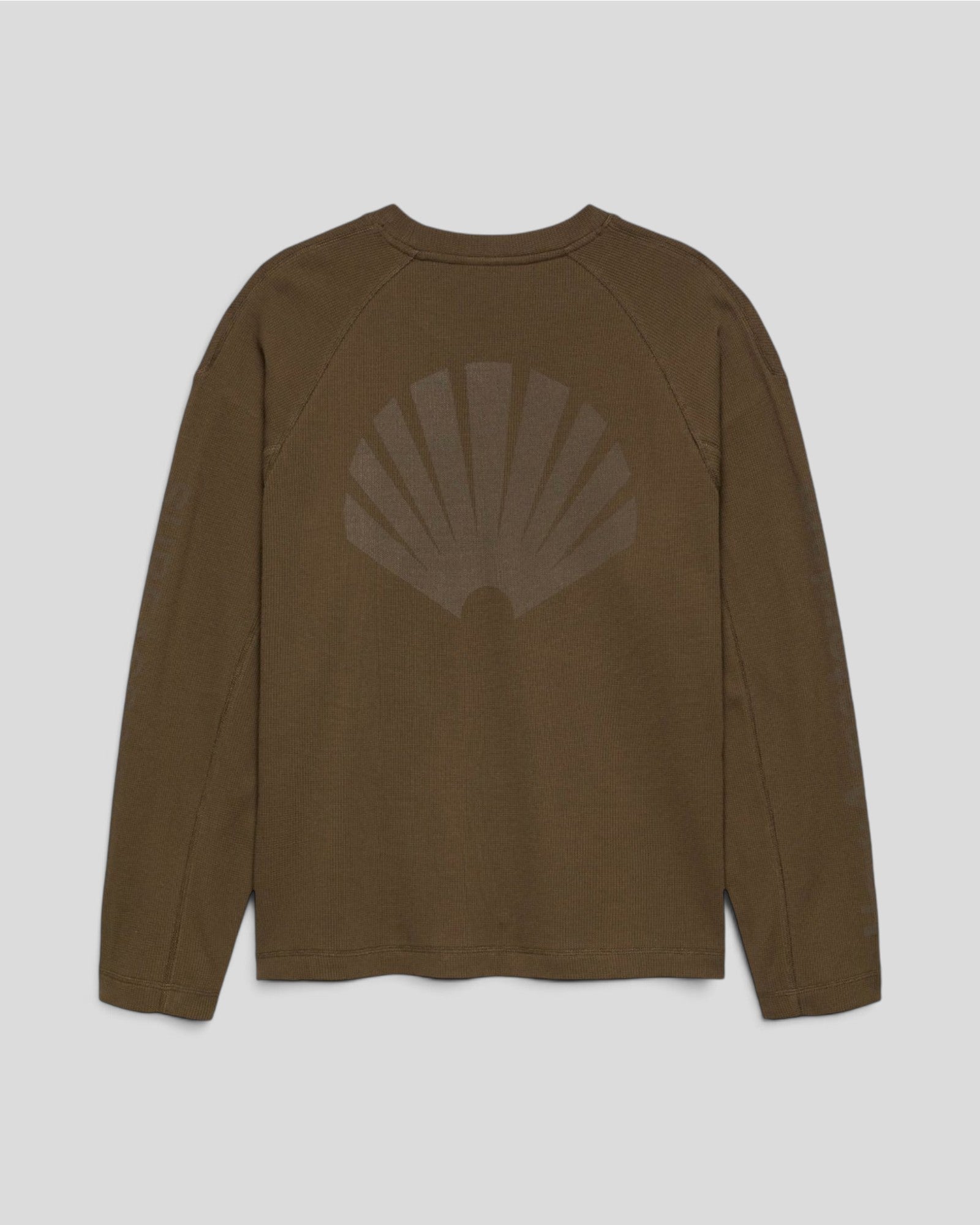 New Amsterdam || Logo Long Sleeve Waffle - Caviar - M' New Amsterdam Surf Association