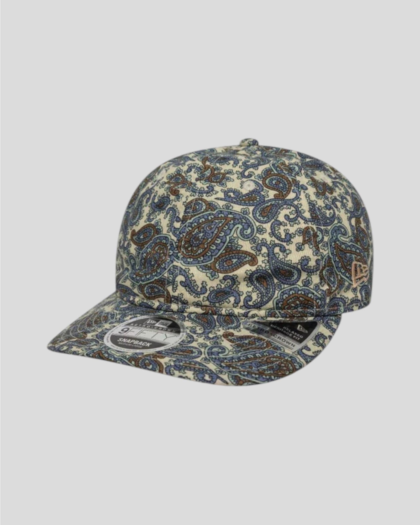 New Era || Praisley Retro Crown Adjustable - Cream New Era