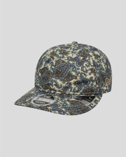 New Era || Praisley Retro Crown Adjustable - Cream New Era