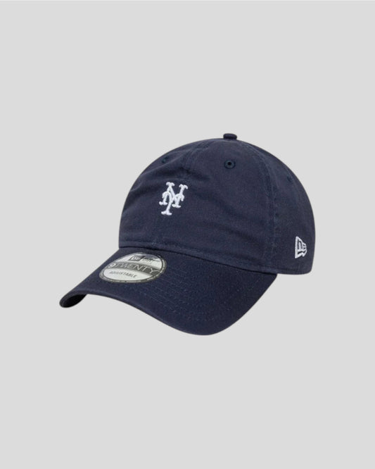 New Era || Casquette 9TWENTY New York Mets MLB Washed Mini Logo - Bleu marine New Era