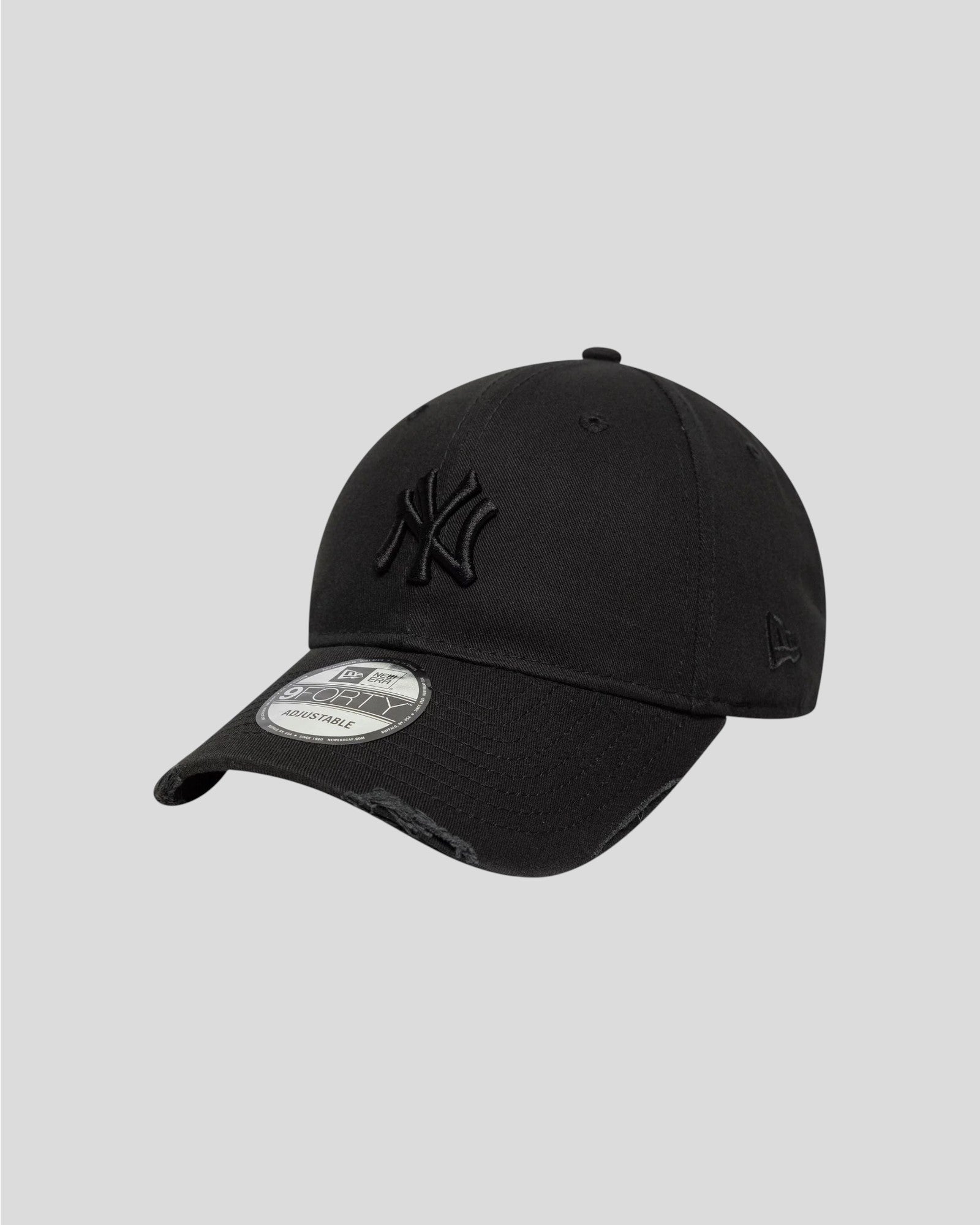New Era || 9FORTY New York Yankees MLB - Washed Distressed Black New Era