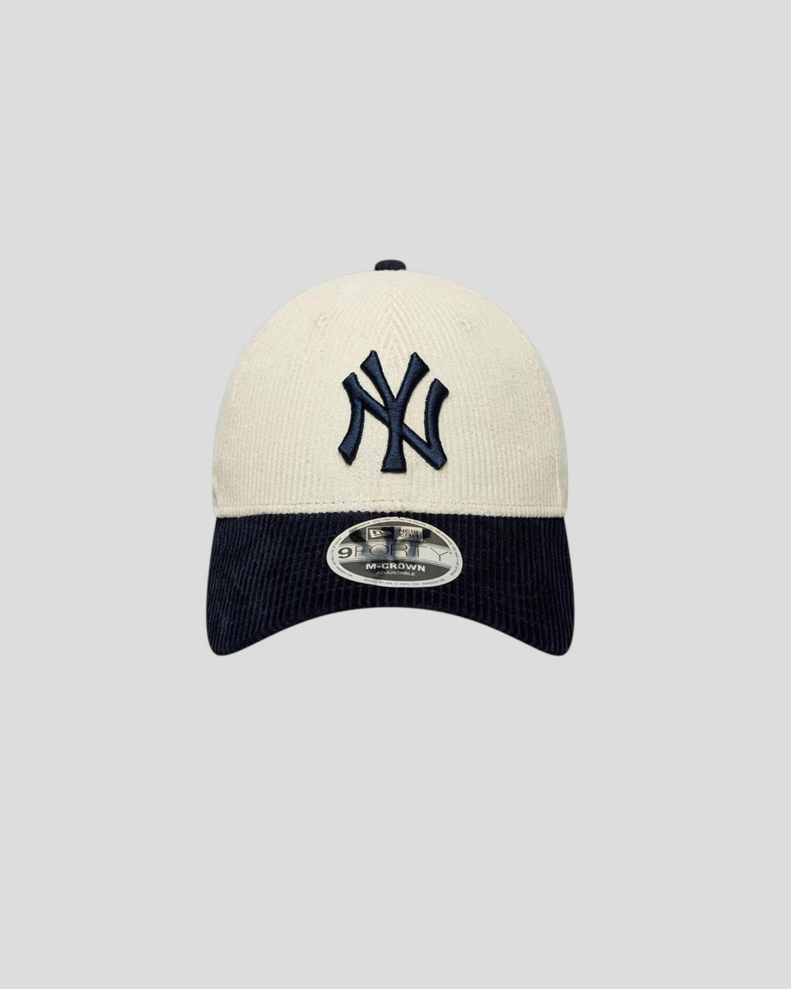 New Era || 9FORTY M-Crown New York Yankees MLB Cord - Blanc New Era