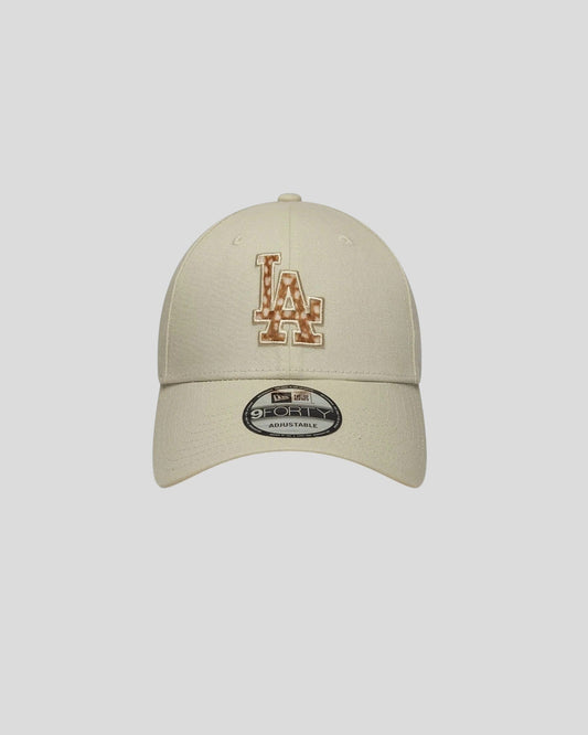New Era || 9FORTY Adjustable LA Dodgers - Animal Print Crème New Era