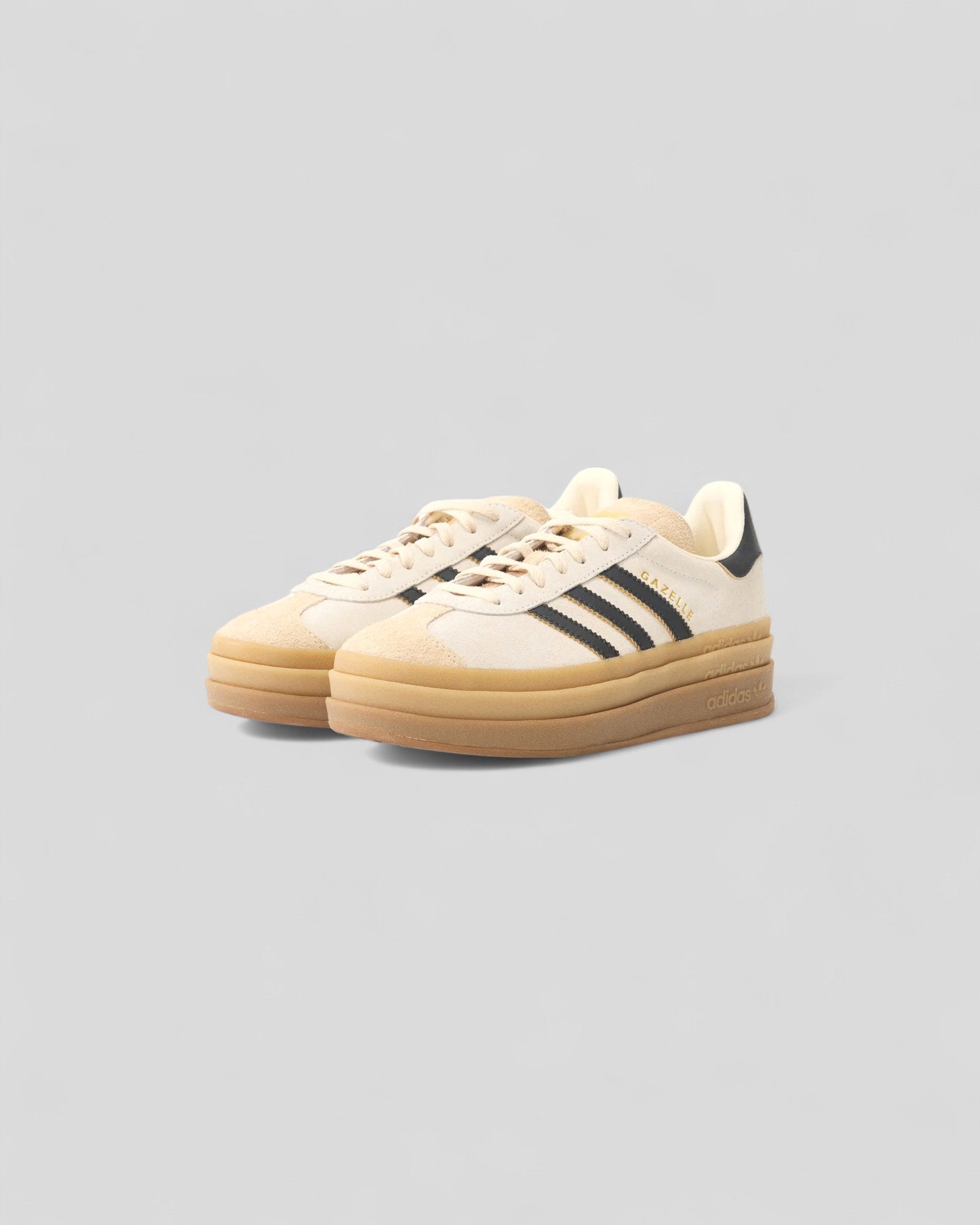 Adidas || Gazelle Bold - Beige/Navy Adidas
