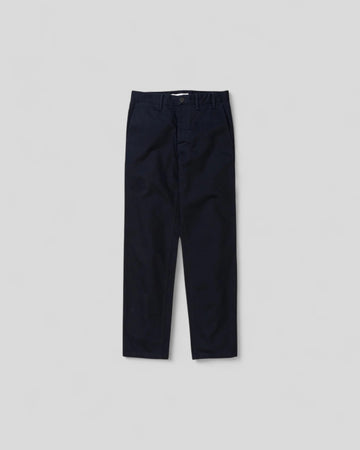 Norse Projects || Aros Regular Organic Broken Twill - Dark Navy
