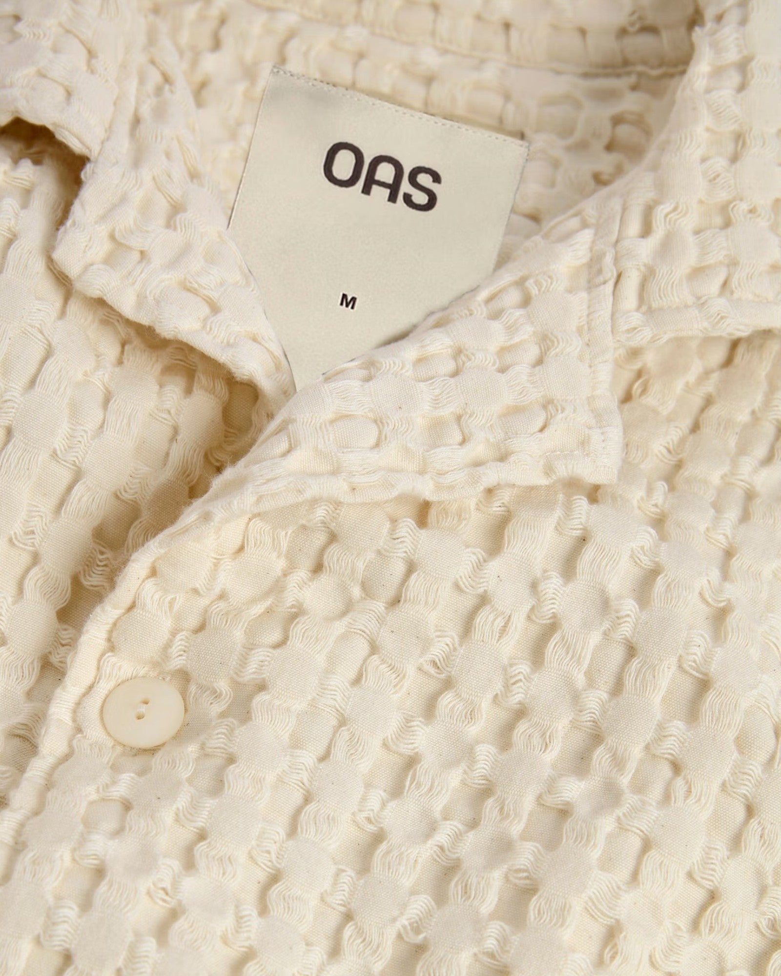 OAS || Cuba Waffle Shirt - Ecru OAS Compagny