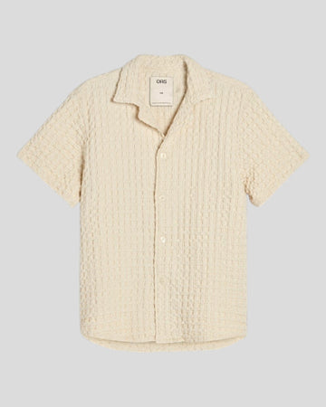 OAS || Cuba Waffle Shirt - Ecru OAS Compagny