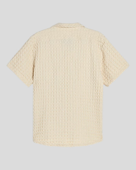 OAS || Cuba Waffle Shirt - Ecru OAS Compagny