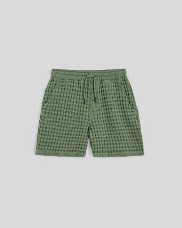 Oas || Waffle Porto Shorts - Green OAS Compagny