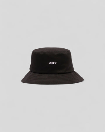 Obey || Bold Twill Bucket Hat - Black Obey