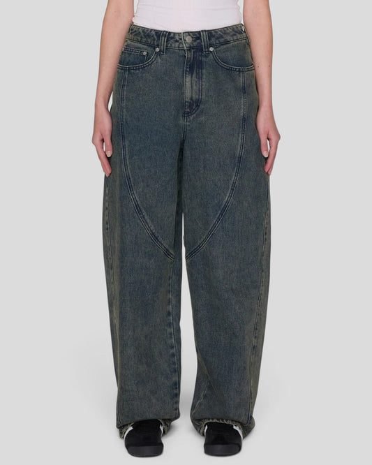 Obey || Nana 5 Pocket Denim - Yellow Tint Wash Obey