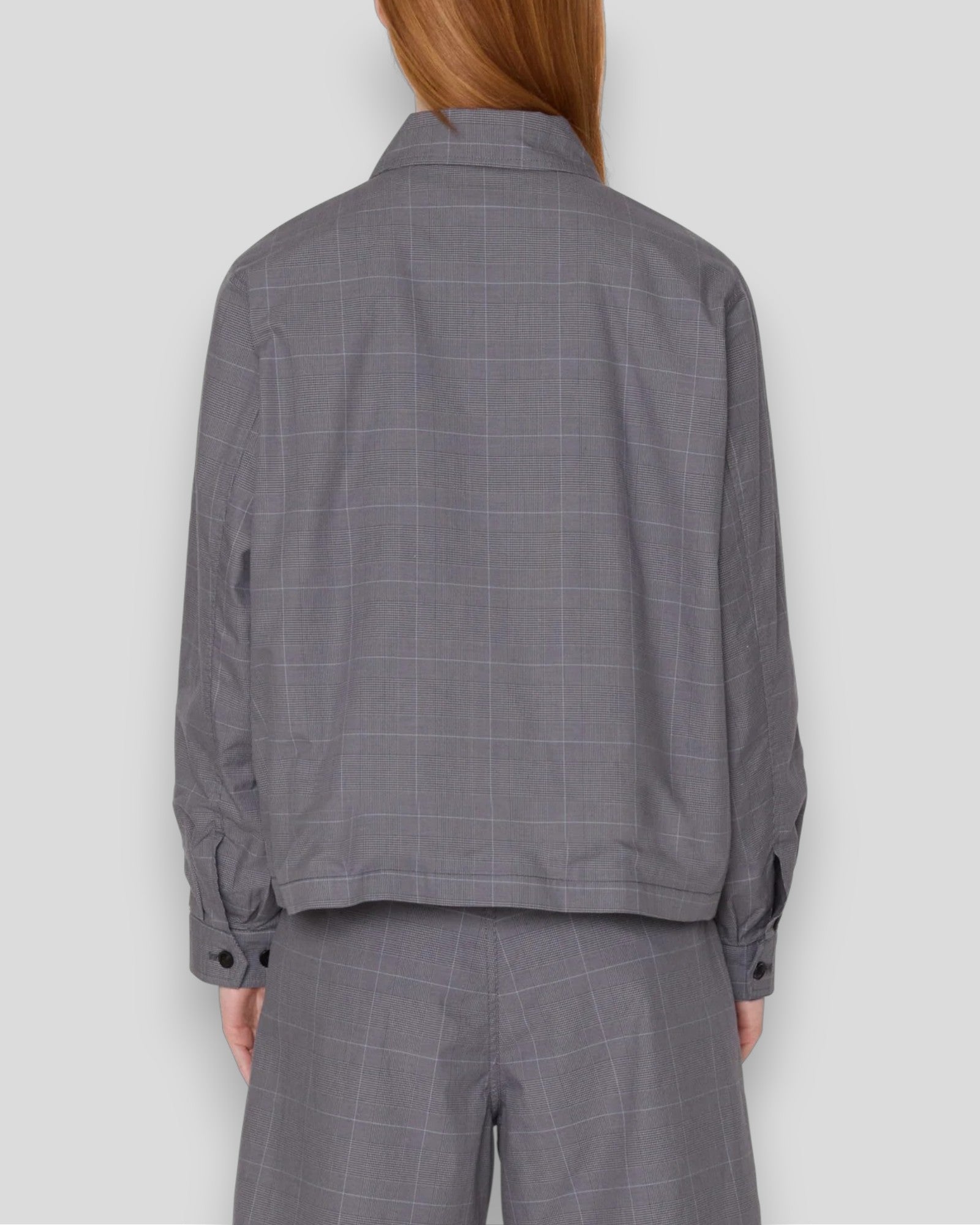 Obey || Olivia Plaid Jacket - Grey Obey