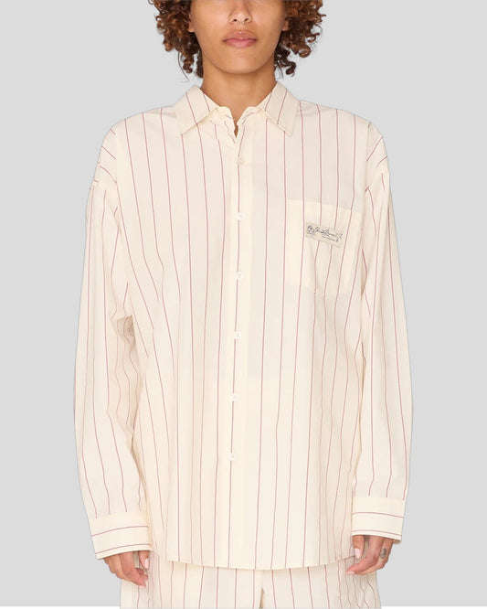 Obey || Primavera Strip Shirt - Tofu Multi Obey