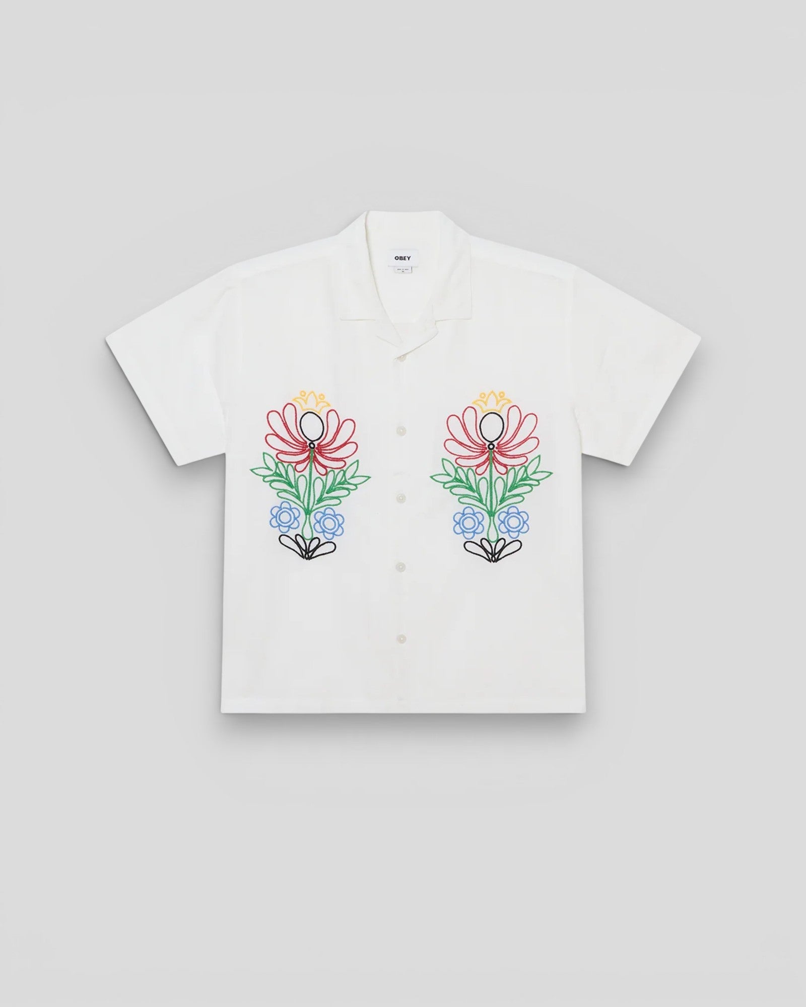 Obey || Perry Woven - White - M' Obey