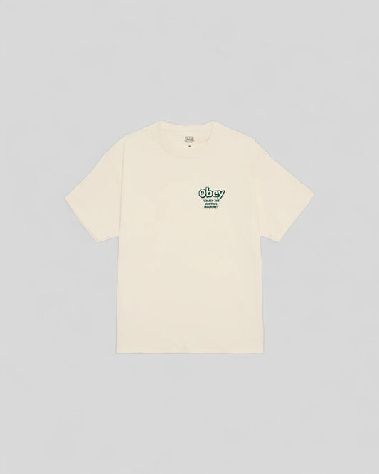 Obey || Smash The Control Machine - Cream - M' Obey