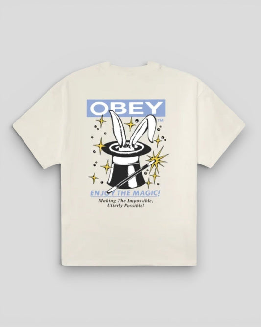 Obey || Enjoy The Magic T-Shirt - Vintage White - M’ Obey