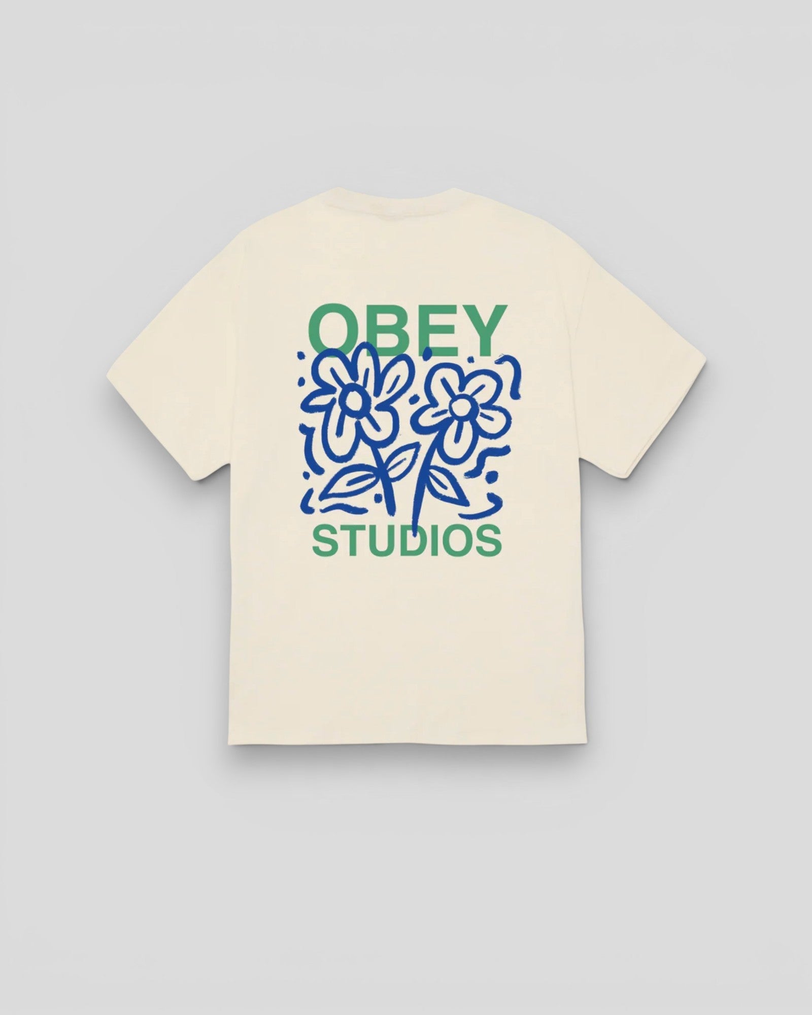 Obey || Grown With Love T-Shirt - Cream - M’ Obey